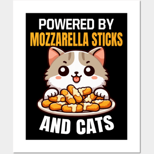 Mozzarella Sticks And Cats Posters and Art